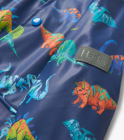 Imperméable à boutons-pression – Dinosaures en fête