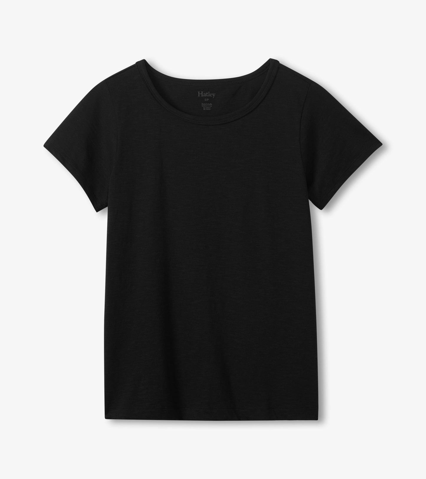 Essential Crew Neck Tee - Caviar