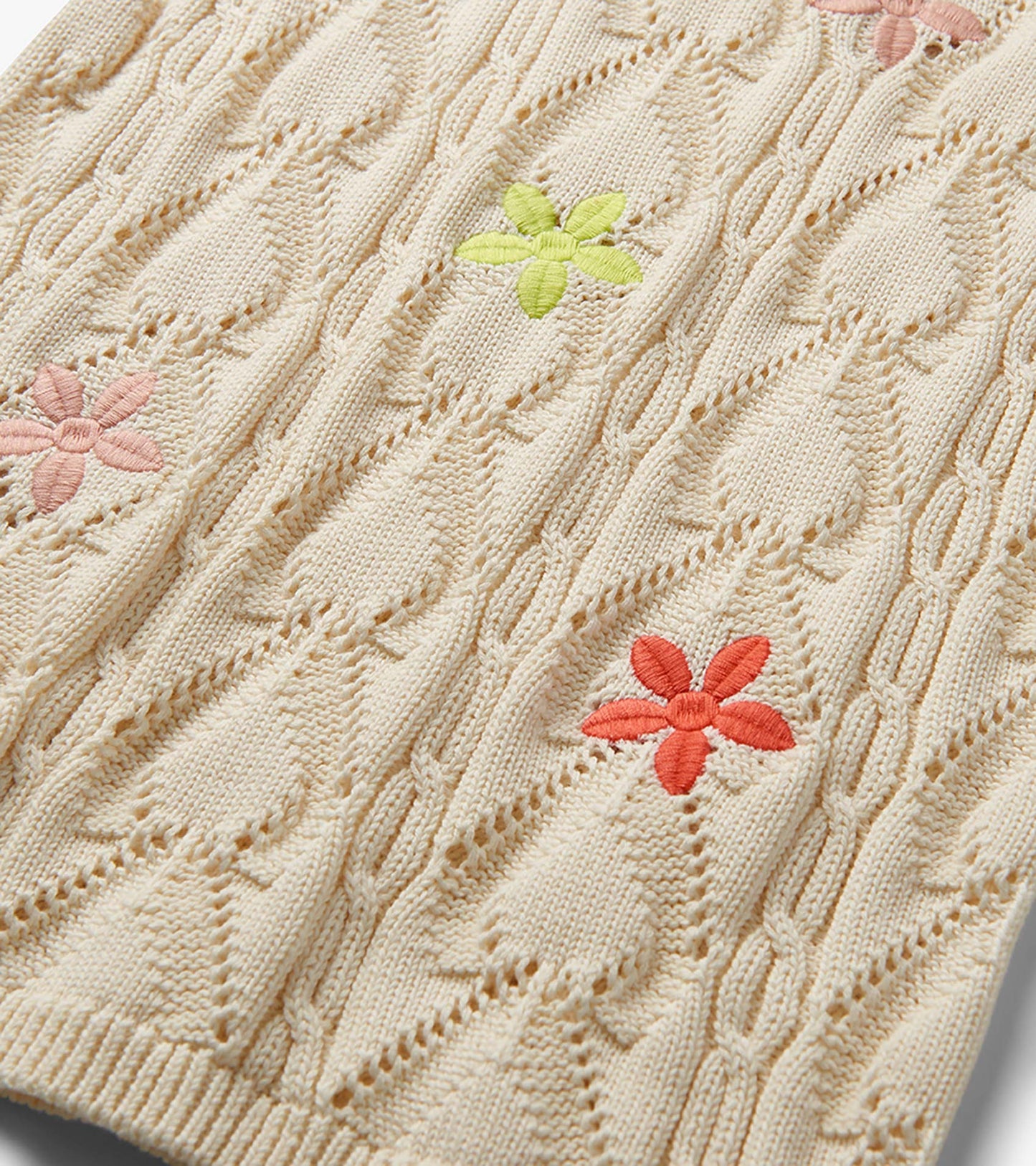 Haut crocheté – Fleurs délicates