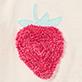 View Baby & Toddler Girls Raspberry T-Shirt & Short Set - Pink strawberry-shaped textured design with light blue leaves