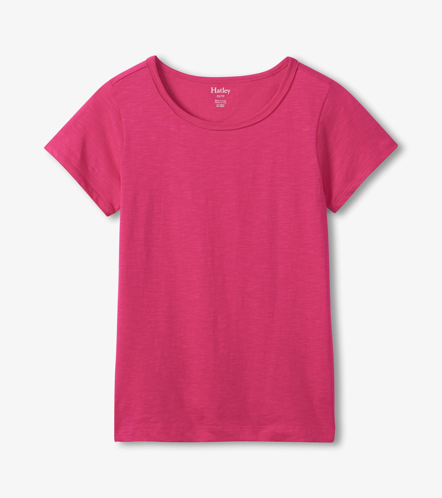 Essential Crew Neck Tee - Carmine Rose