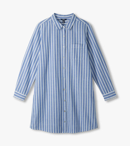 Julia Shirt Dress - Classic Stripes