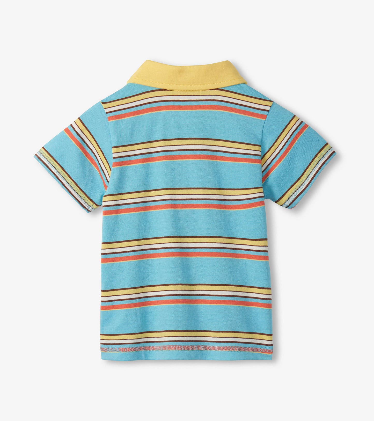 Baby & Toddler Boys Camp Stripe Peached Jersey Polo T-Shirt