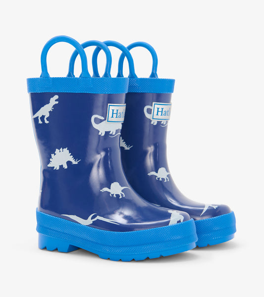 Bottes de pluie à poignées – Petits dinosaures