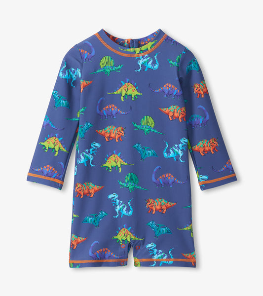 Maillot protecteur une pièce – Dinosaures en fête