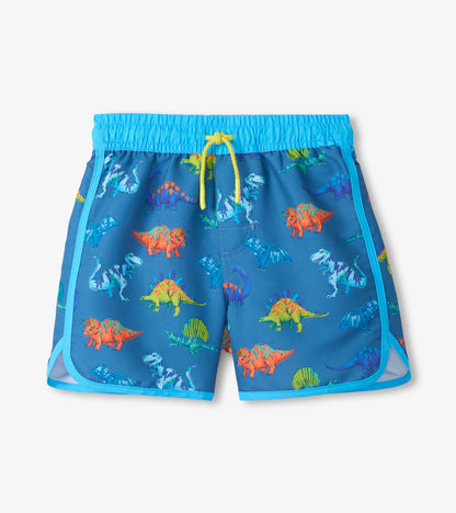 Boys Dino Party Swim Trunks