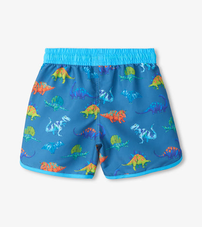 Boys Dino Party Swim Trunks