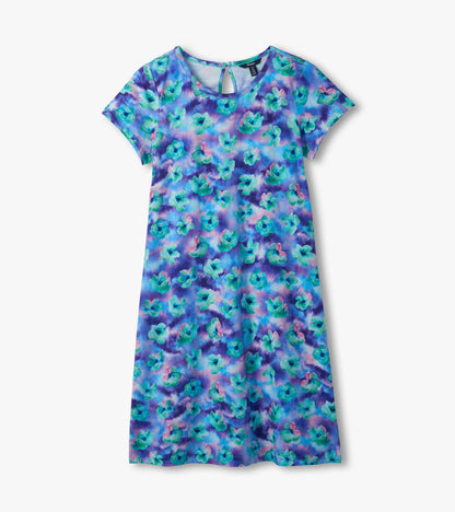 Robe trapèze Cici – Fleurs flottantes