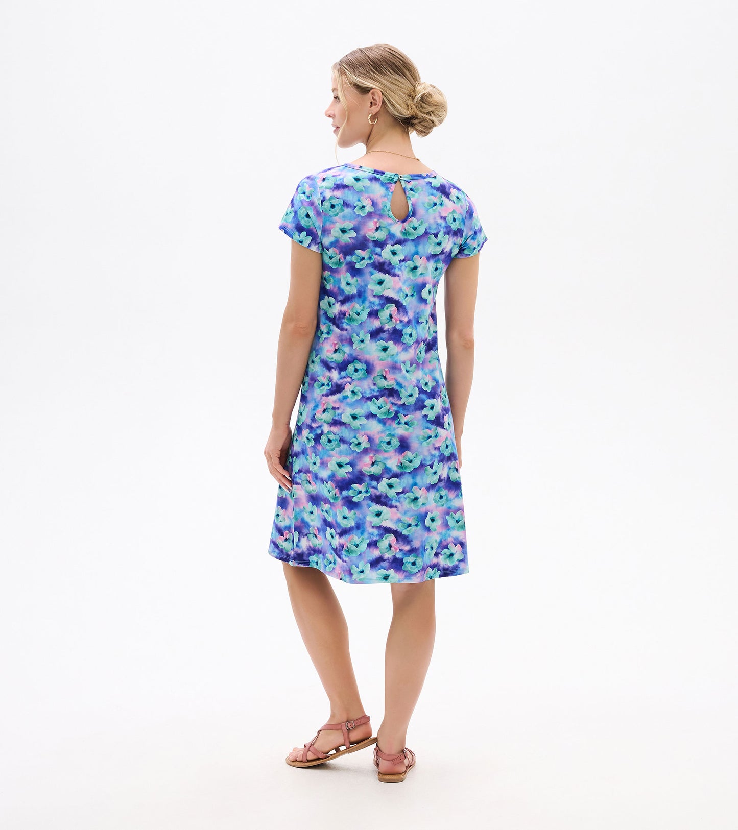 Robe trapèze Cici – Fleurs flottantes