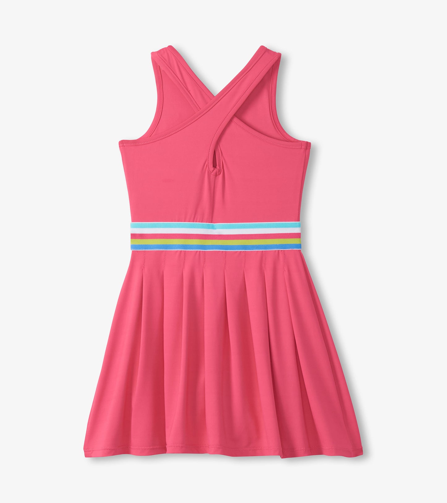 Robe plissée sport – Rose fandango