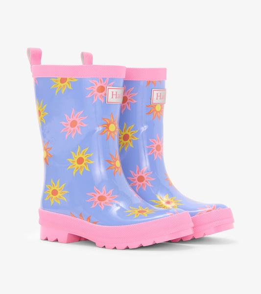 Bottes de pluie au fini lustré – Soleils décolorés