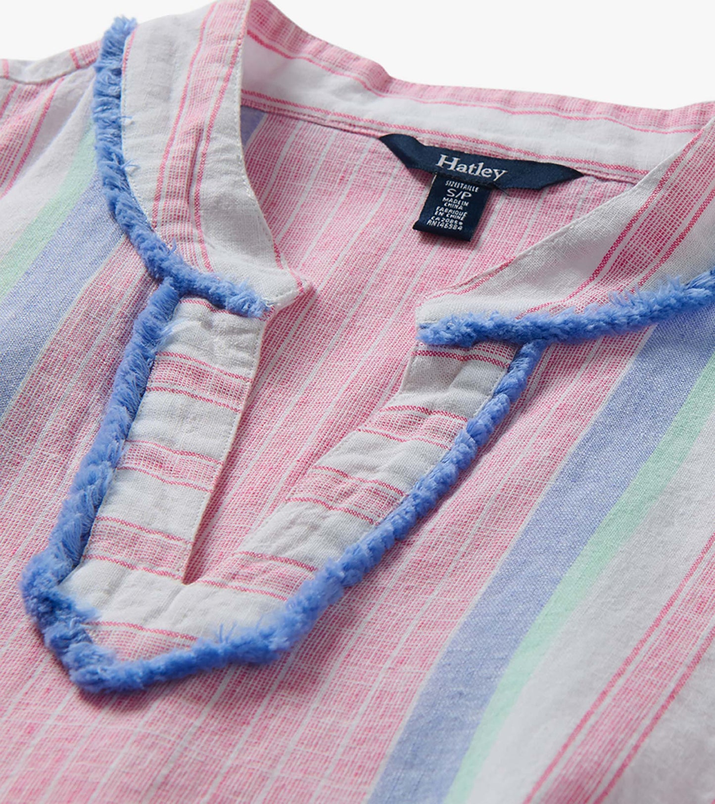 Robe Marin – Dégradé de rayures roses