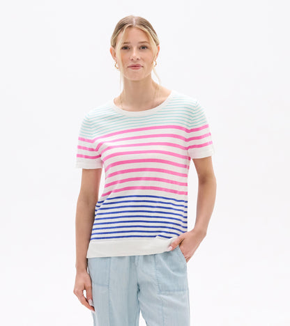 Simone Knit Tee - Summer Stripes