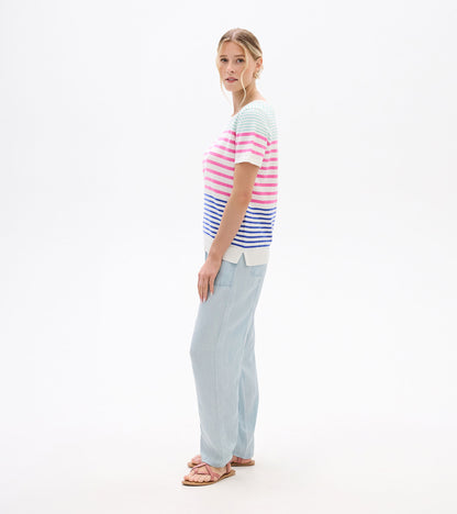 Simone Knit Tee - Summer Stripes