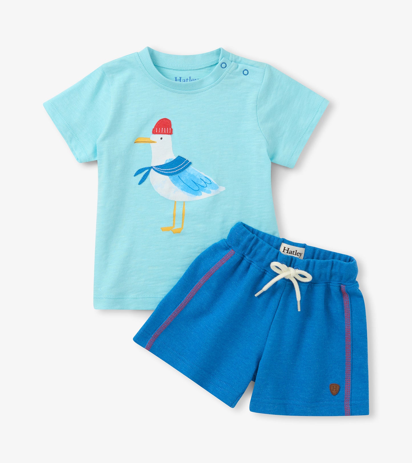 Baby & Toddler Boys Charming Seagull T-Shirt & Shorts Set