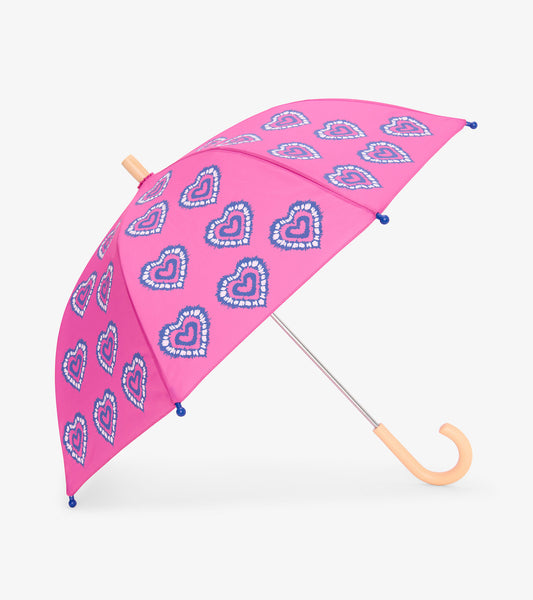 Girls Heart Burst Umbrella