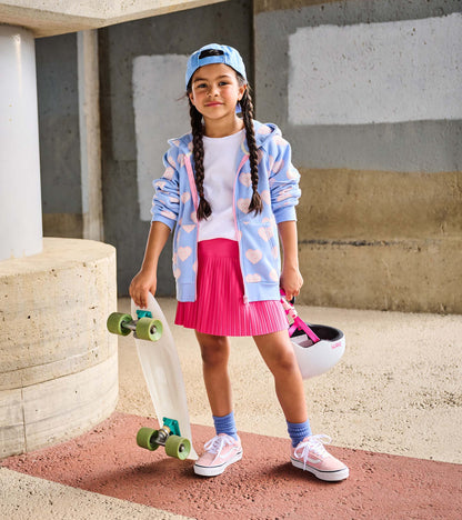 Girls Heart Burst Full-Zip Hoodie