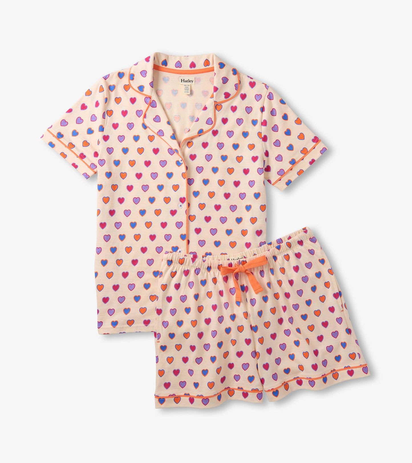 Women's Bunches of Hearts Short Pajama Set