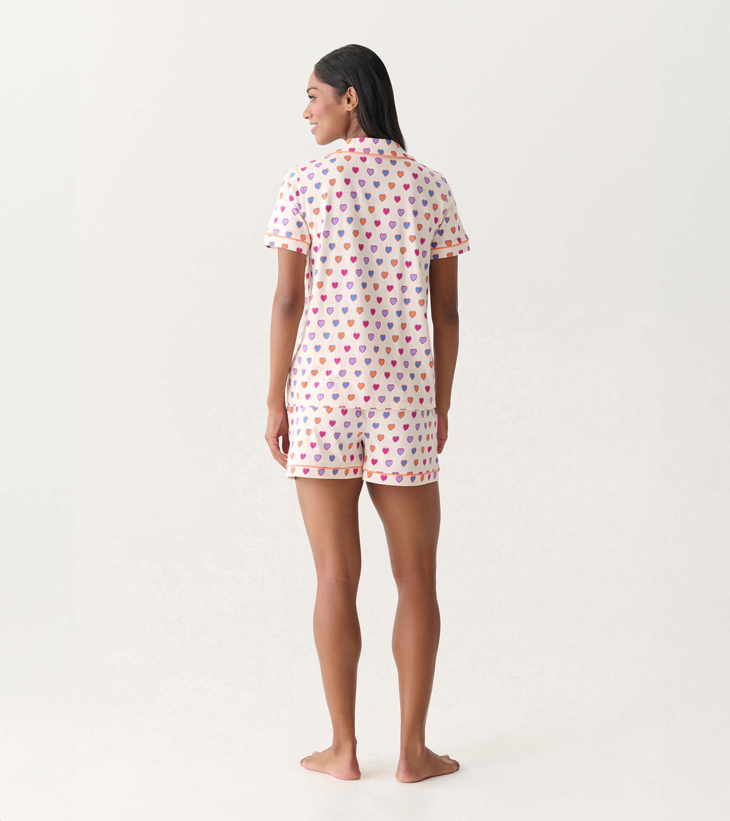 Women's Bunches of Hearts Short Pajama Set