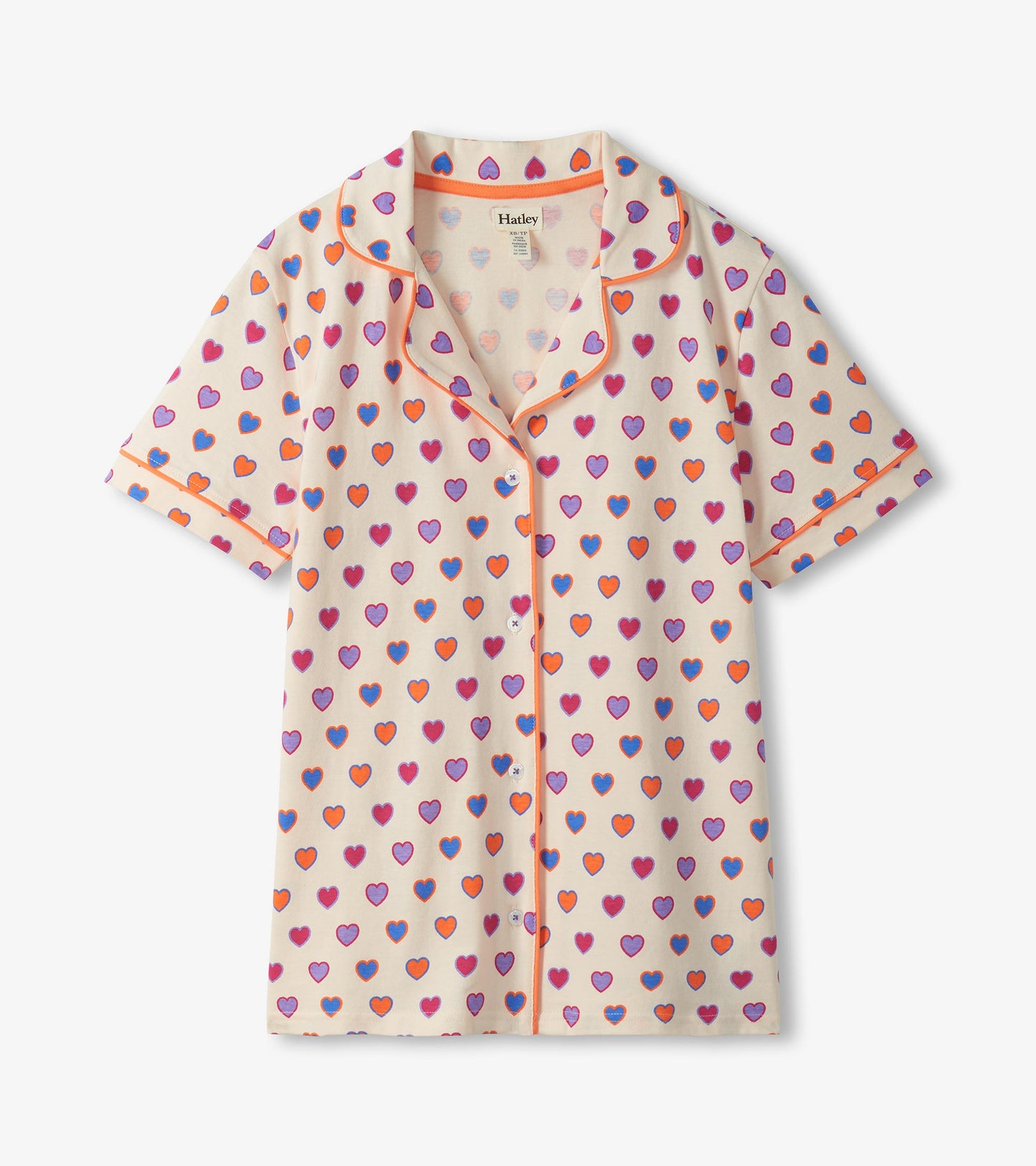 Women's Bunches of Hearts Short Pajama Set