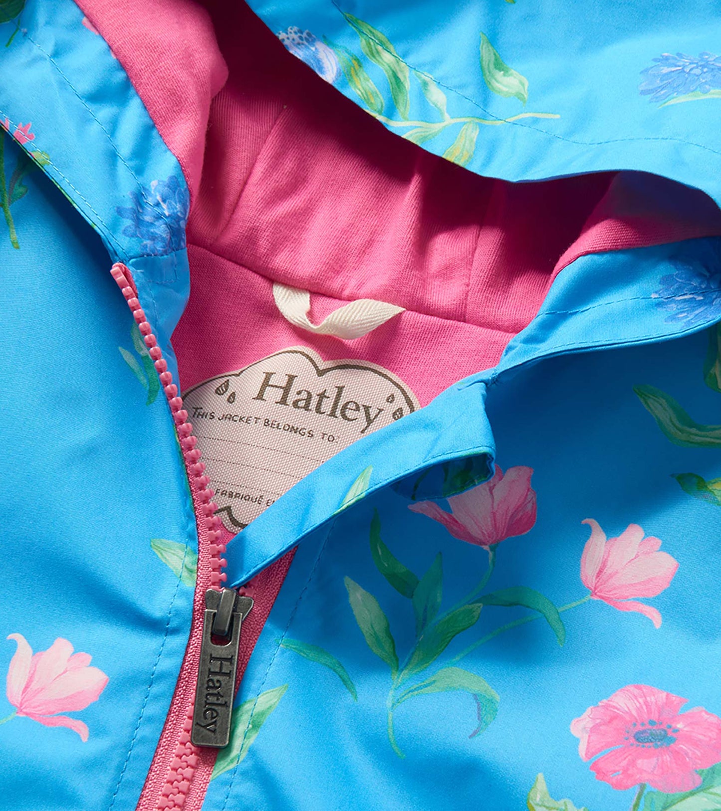 Manteau évasé – Motif floral hyper réaliste