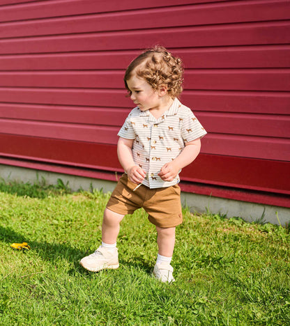 Baby & Toddler Boys Little Pups Jersey Button Down