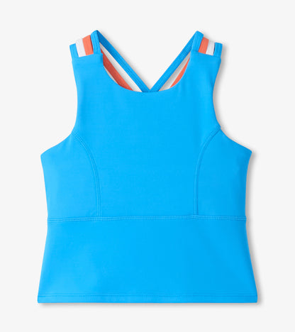 Cami sport à bretelles – Bleu de Malibu