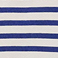 View Mock Neck Pullover - Mezarine Blue Stripes - Blue and white horizontal striped pattern