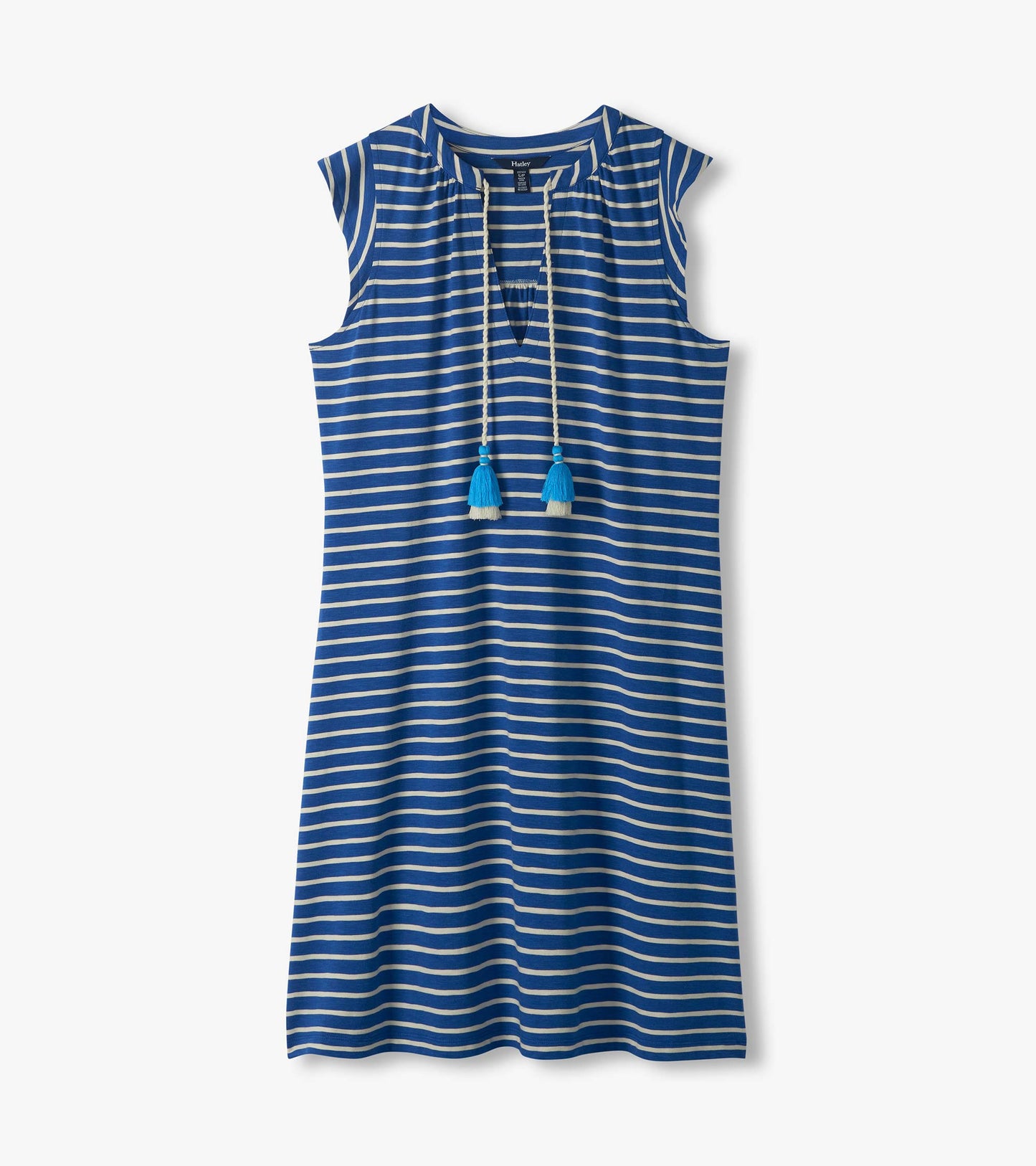 Zoey Tank Dress - Navy Stripes