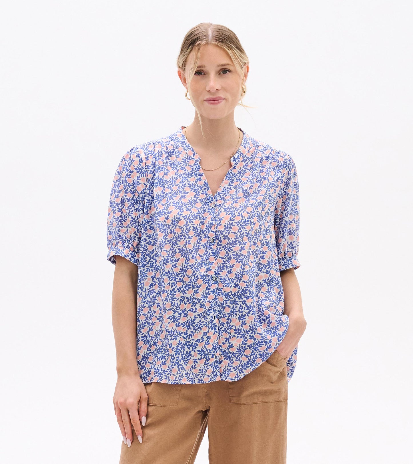 Ivy Blouse - Mini Vines