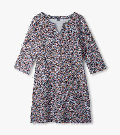 Robe à encolure crantée Lily – Petites vignes