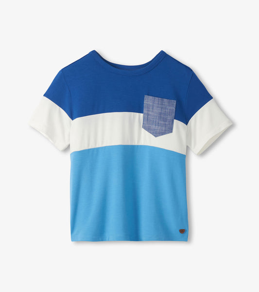 Boys Niagara Colour Block Bamboo T-Shirt
