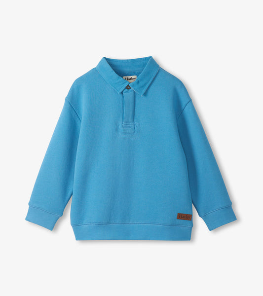 Boys Niagara Blue Rugby Sweatshirt
