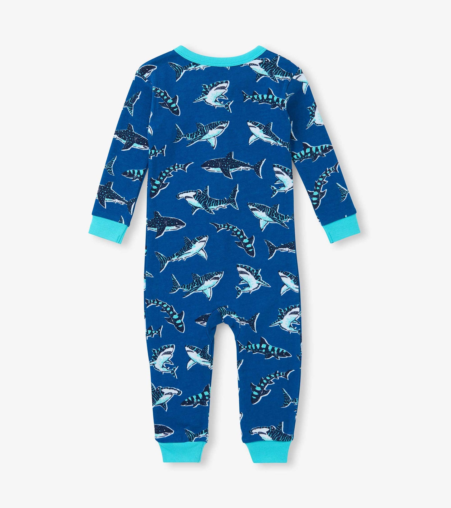 Baby & Toddler Boys Patterned Sharks Cotton Sleeper