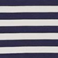 View Sofia Dress - Rainfall Stripes - Navy blue and white horizontal stripes