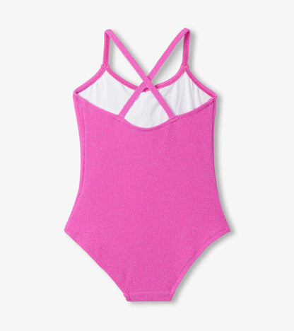 Maillot de bain une pièce – Rose foncé