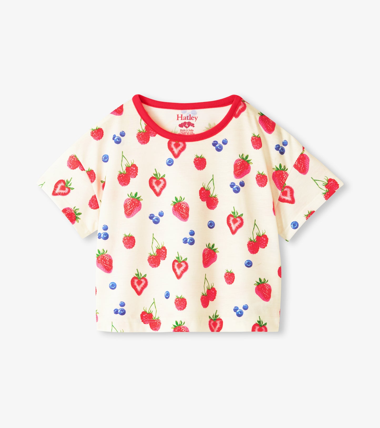 Girls Summer Berries Short Sleep Set