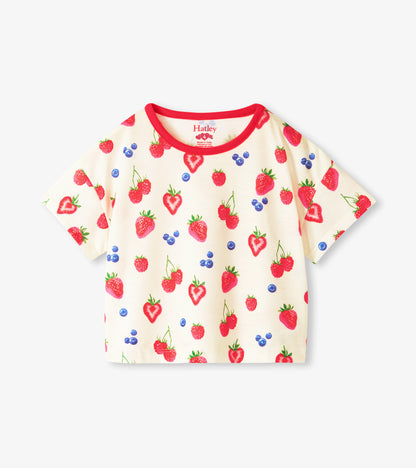 Girls Summer Berries Short Sleep Set
