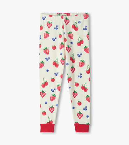 Girls Summer Berries Cotton Pajama Set