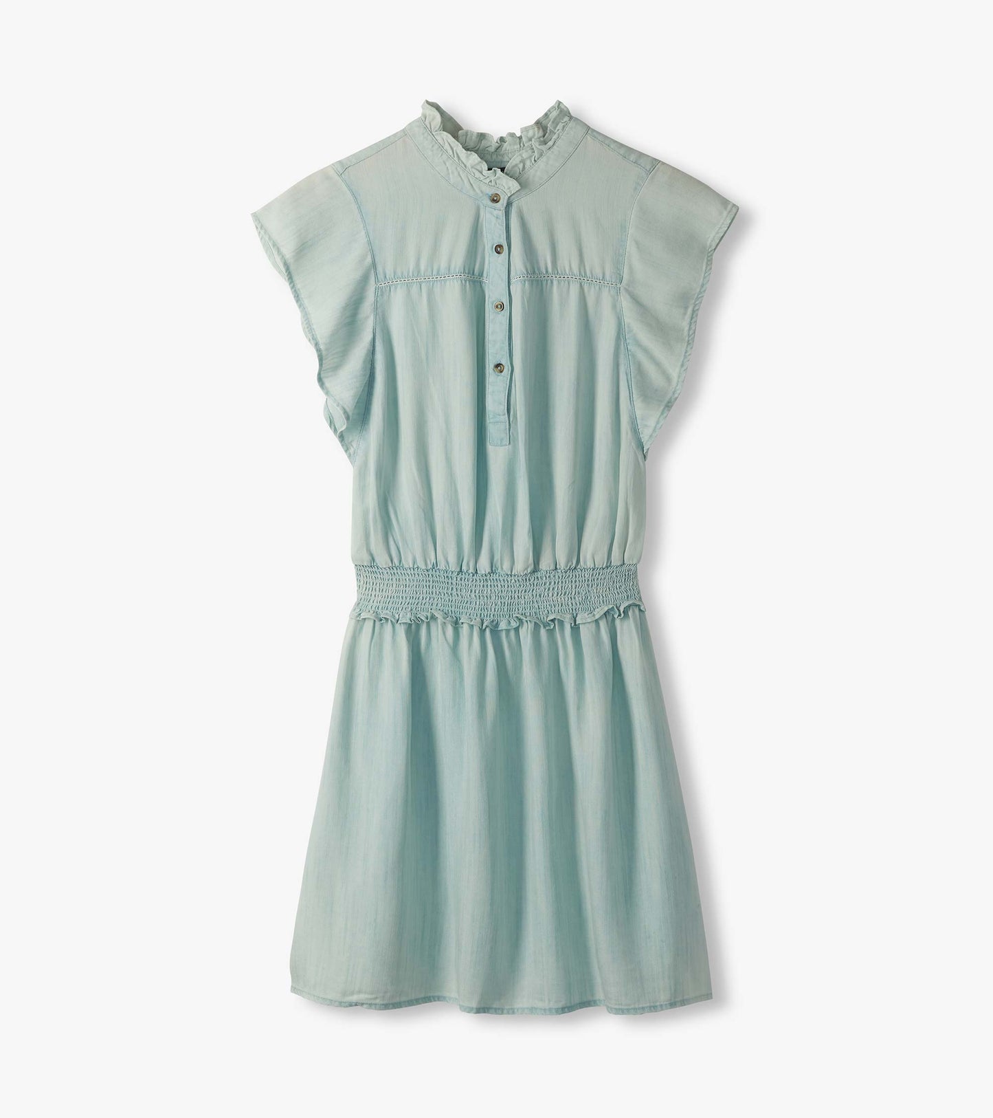 Ava Dress - Soft Blue Wash