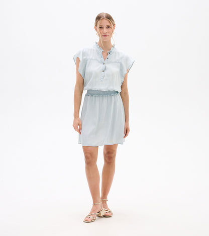 Ava Dress - Soft Blue Wash