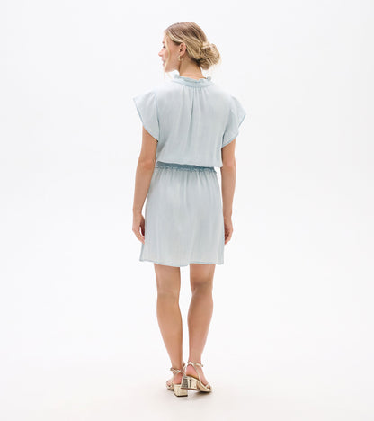 Ava Dress - Soft Blue Wash