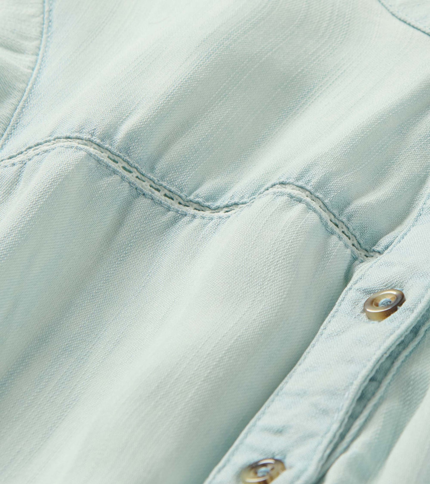 Ava Dress - Soft Blue Wash