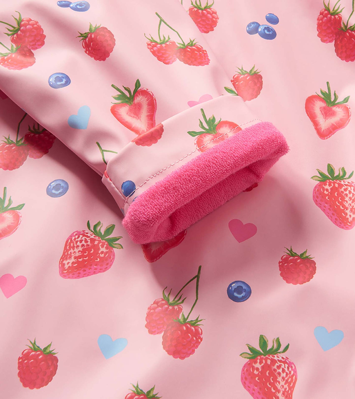 Imperméable à boutons-pression – Fruits d’été