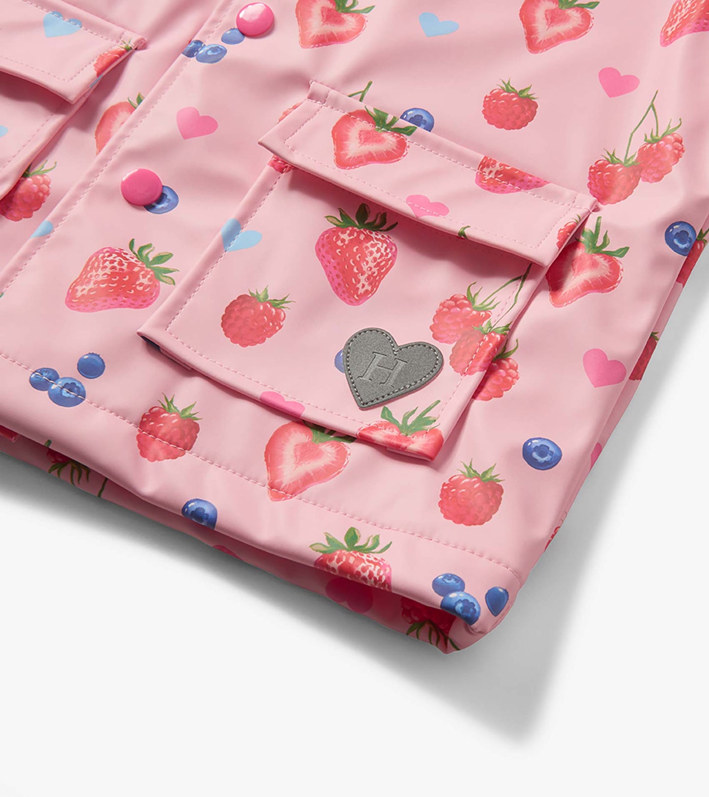 Imperméable à boutons-pression – Fruits d’été