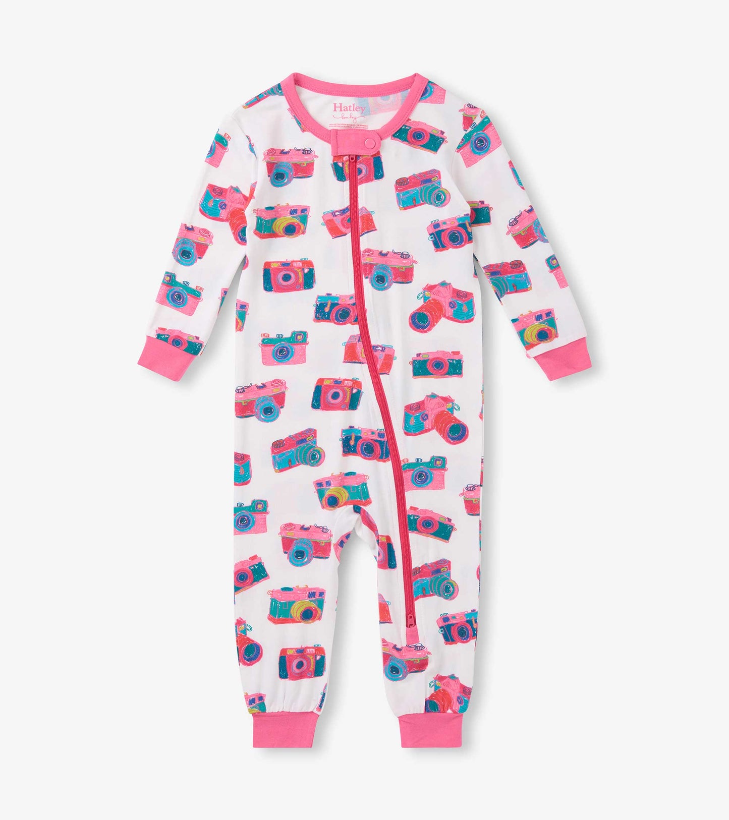 Baby & Toddler Girls Sketchy Cameras Bamboo Sleeper