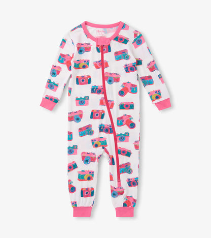 Baby & Toddler Girls Sketchy Cameras Bamboo Sleeper