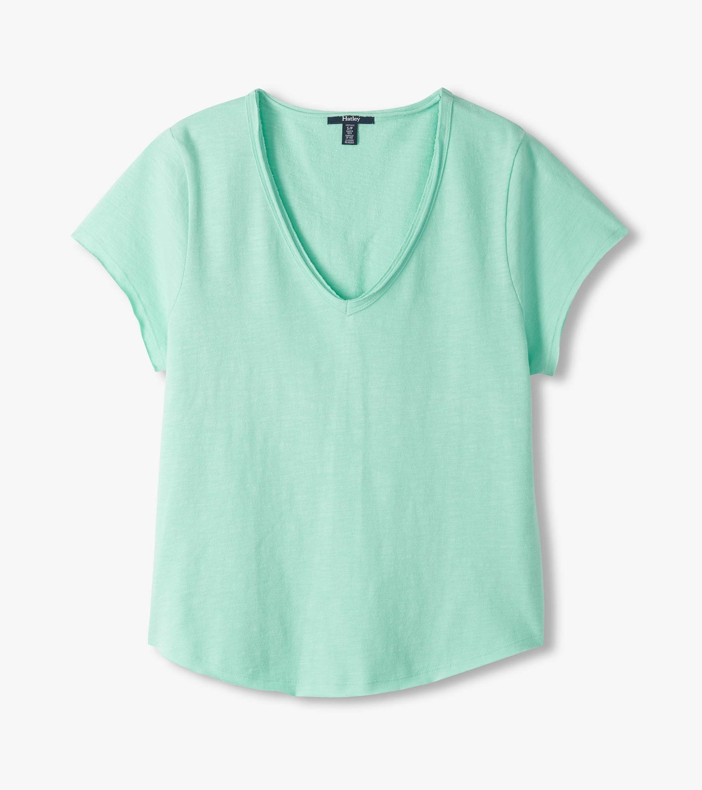 T-shirt à encolure en V Sadie – Verre de mer