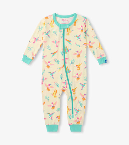 Baby & Toddler Girls Springtime Hummingbirds Bamboo Sleeper