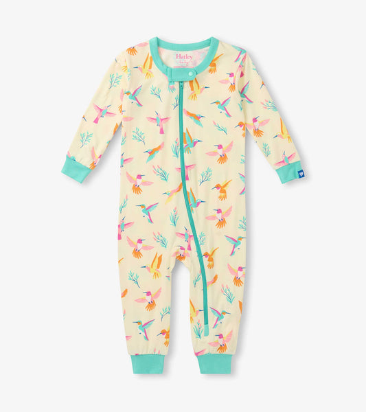 Baby & Toddler Girls Springtime Hummingbirds Bamboo Sleeper